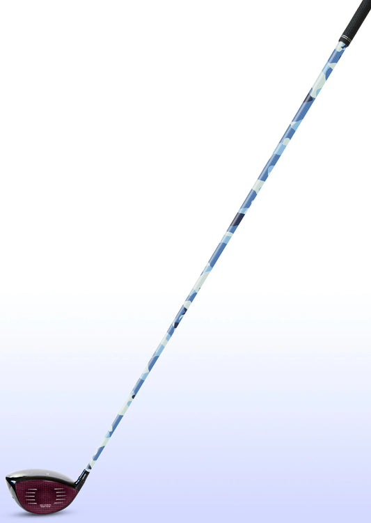 Blue Camo Shaft Wrap, Full Club
