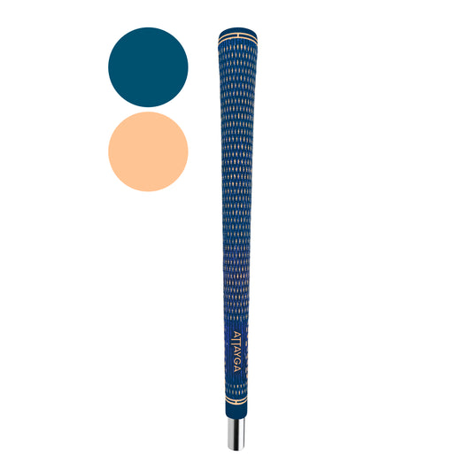 navy and peach  pro cord golf grip