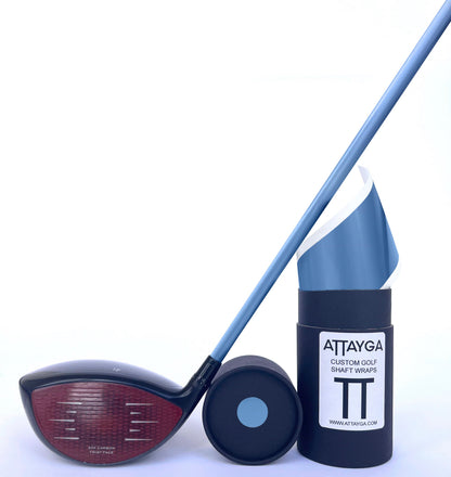 Blue Golf Shaft Wrap | Metallic Blue Shaft Wrap | ATTAYGA