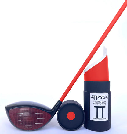 Ferrari Red Golf Shaft Wraps | Red Golf Shaft Wraps | ATTAYGA